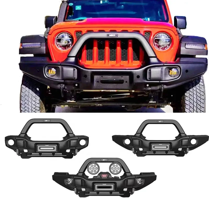 Spedking Car Offroad 4x4 Auto Accessories front bumper for Jeep Wrangler JL 2018 2019 2020 2021 2022
Spedking Car Offroad 4x4 Auto Accessories front bumper for Jeep Wrangler JL 2018 2019 2020 2021 2022