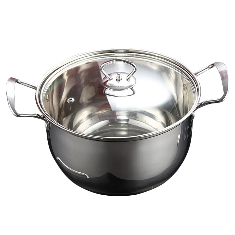 Induction Cooker Soup Pot 26cm Double Steel Handle Stainless Stockpot with Lid Kitchen Cooking Pots Saucepan for Home Use
Induction Cooker Soup Pot 26cm Double Steel Handle Stainless Stockpot with Lid Kitchen Cooking Pots Saucepan for Home Use