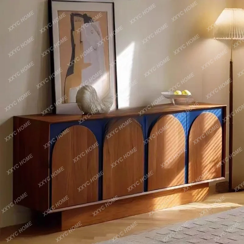 Medieval minimalist side cabinet retro TV cabinet storage cabinet
Medieval minimalist side cabinet retro TV cabinet storage cabinet