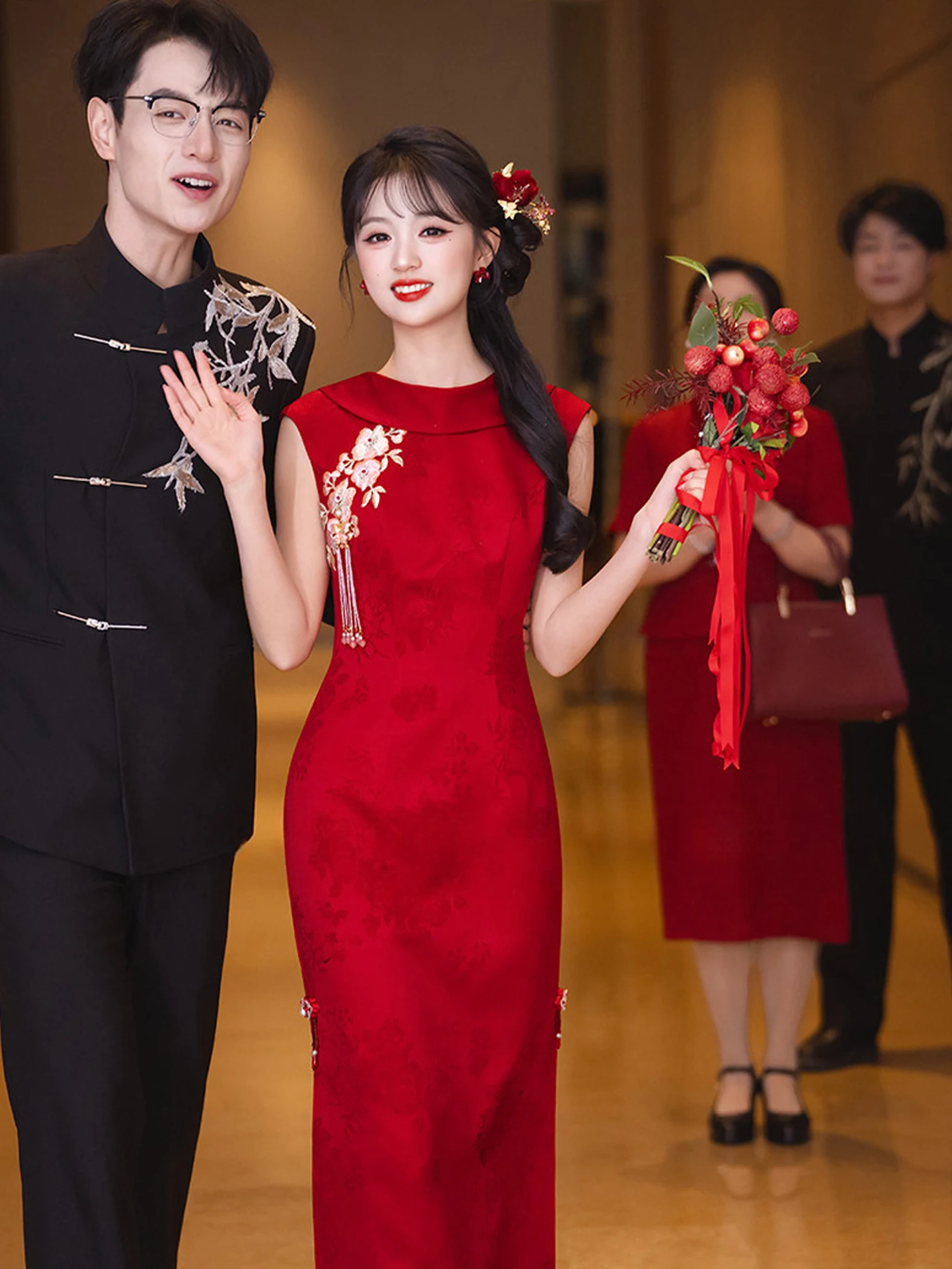 New Chinese Sle Wedding Dr Red Wine Color Return Home Clothes for Brides Cus Made High End Sensation
New Chinese Sle Wedding Dr Red Wine Color Return Home Clothes for Brides Cus Made High End Sensation