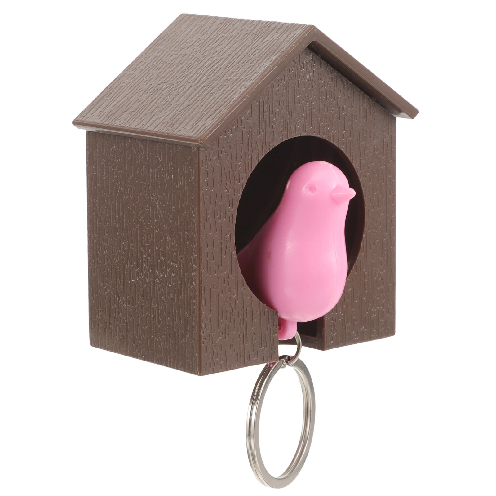 Adorable Birdhouse Key Ring 7.4Cm Brown Pink Abs Bird Keychain Alarm Whistle School Decorative Key Hook
Adorable Birdhouse Key Ring 7.4Cm Brown Pink Abs Bird Keychain Alarm Whistle School Decorative Key Hook