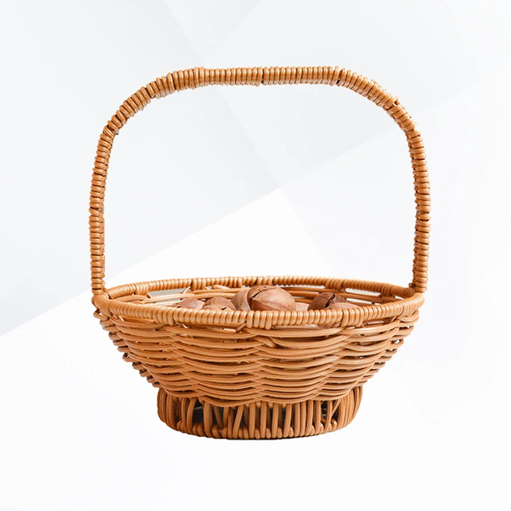 Rattan Plastic Baskets Woven Fruit Vegetable Plastic Food Baskets Tray Kitchen Shopping Picnic Basket Home Decor
Rattan Plastic Baskets Woven Fruit Vegetable Plastic Food Baskets Tray Kitchen Shopping Picnic Basket Home Decor