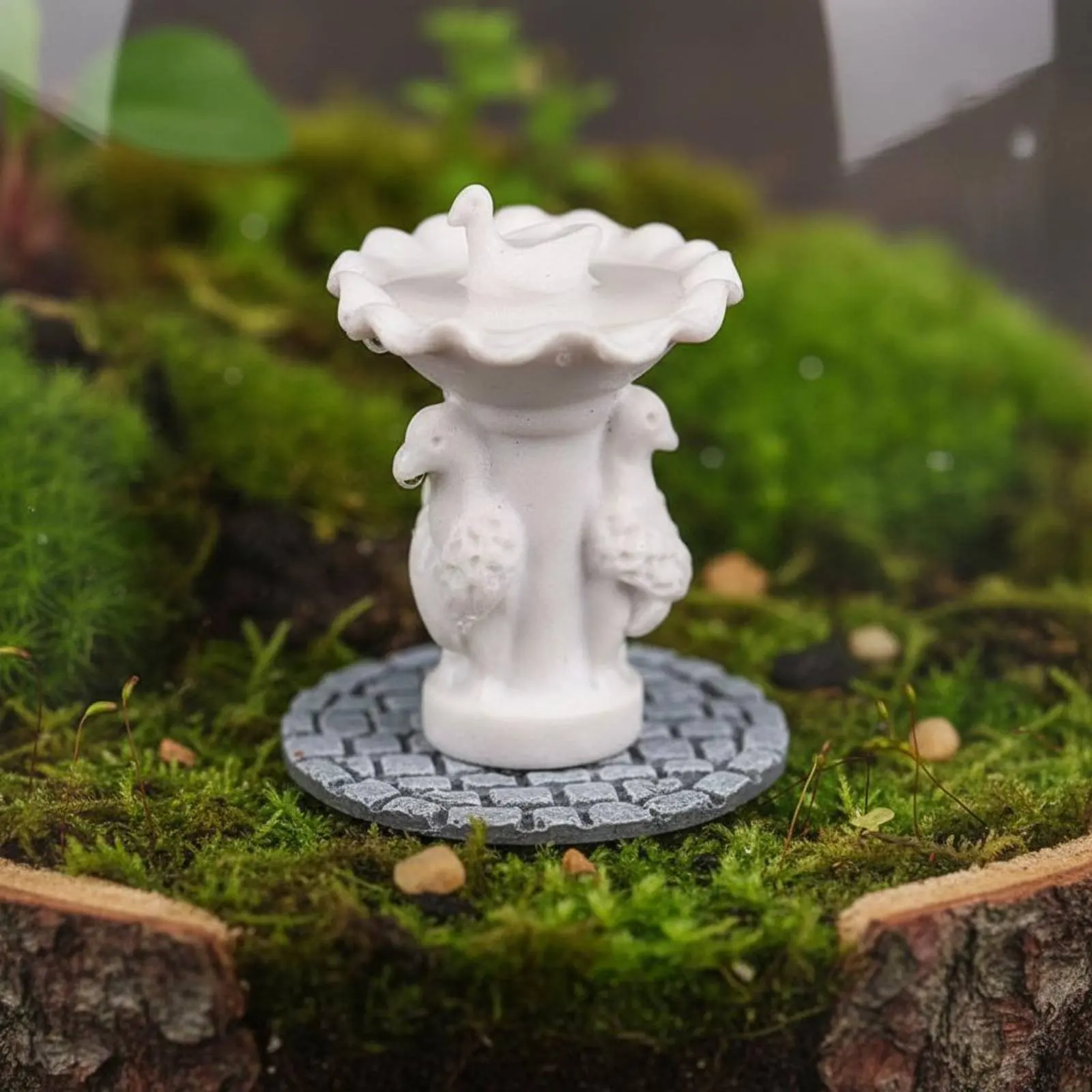 Courtyard Fountain Statue Miniature Fountain Statue for Terrarium
Courtyard Fountain Statue Miniature Fountain Statue for Terrarium