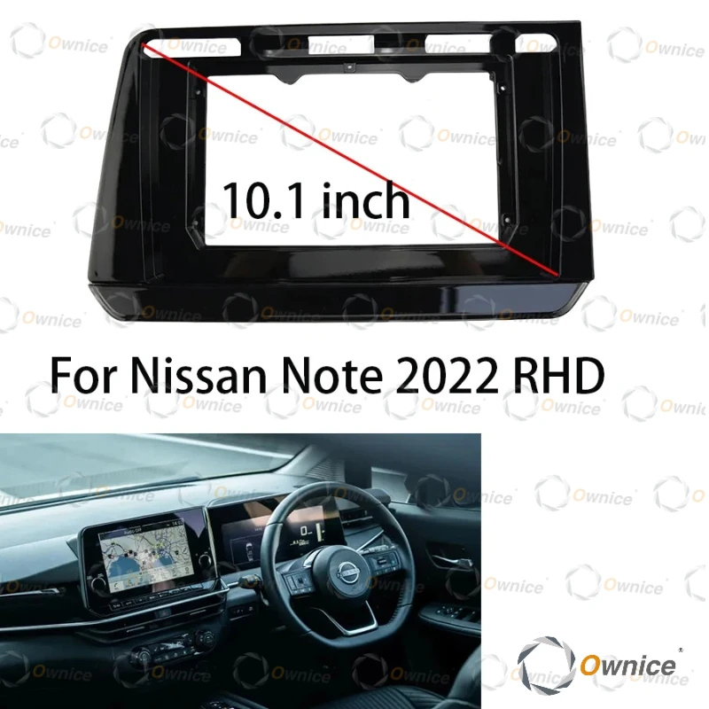 Ownice 10.1" Car Audio Big Screen Dash Fascia Panel Frame Kit Adapter for Nissan Note 2022 (RHD) Radio Dash Frame Canbus Box
Ownice 10.1" Car Audio Big Screen Dash Fascia Panel Frame Kit Adapter for Nissan Note 2022 (RHD) Radio Dash Frame Canbus Box