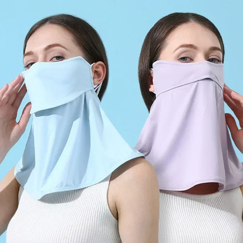 Breathable Ice Silk Face Veil for Women UV Proof Half Mask with Eye and Neck Cover Ideal for Summer Outdoor Sun Protection
Breathable Ice Silk Face Veil for Women UV Proof Half Mask with Eye and Neck Cover Ideal for Summer Outdoor Sun Protection
