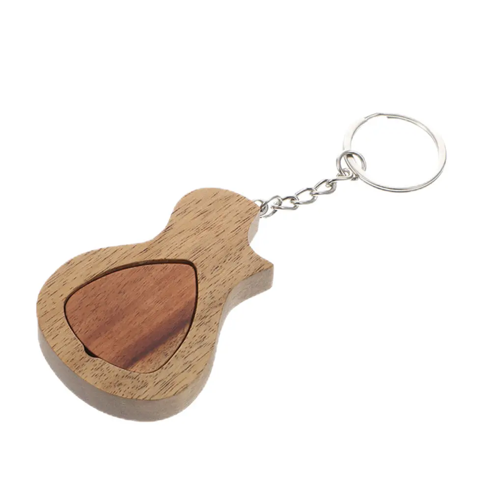 1Set Wood Guitar Pick Keychain Plectrum Storage Container Travel Concerts Music Events Guitar Supplies
1Set Wood Guitar Pick Keychain Plectrum Storage Container Travel Concerts Music Events Guitar Supplies
