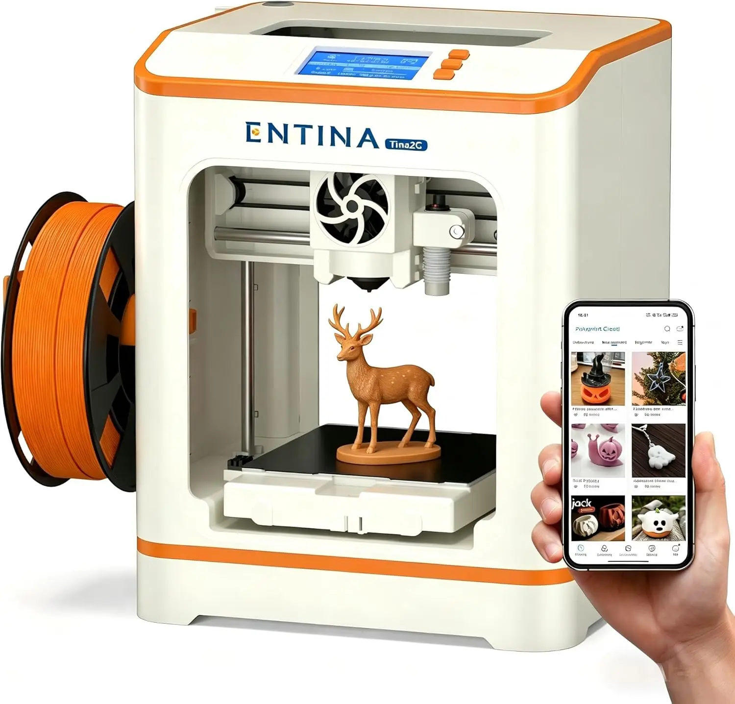 Mini 3D Printer for Kids & Beginners, Fully Assembled, Start in 8 Mins, App & WiFi Control, Auto Leveling, 1500+ Models, STEM
Mini 3D Printer for Kids & Beginners, Fully Assembled, Start in 8 Mins, App & WiFi Control, Auto Leveling, 1500+ Models, STEM