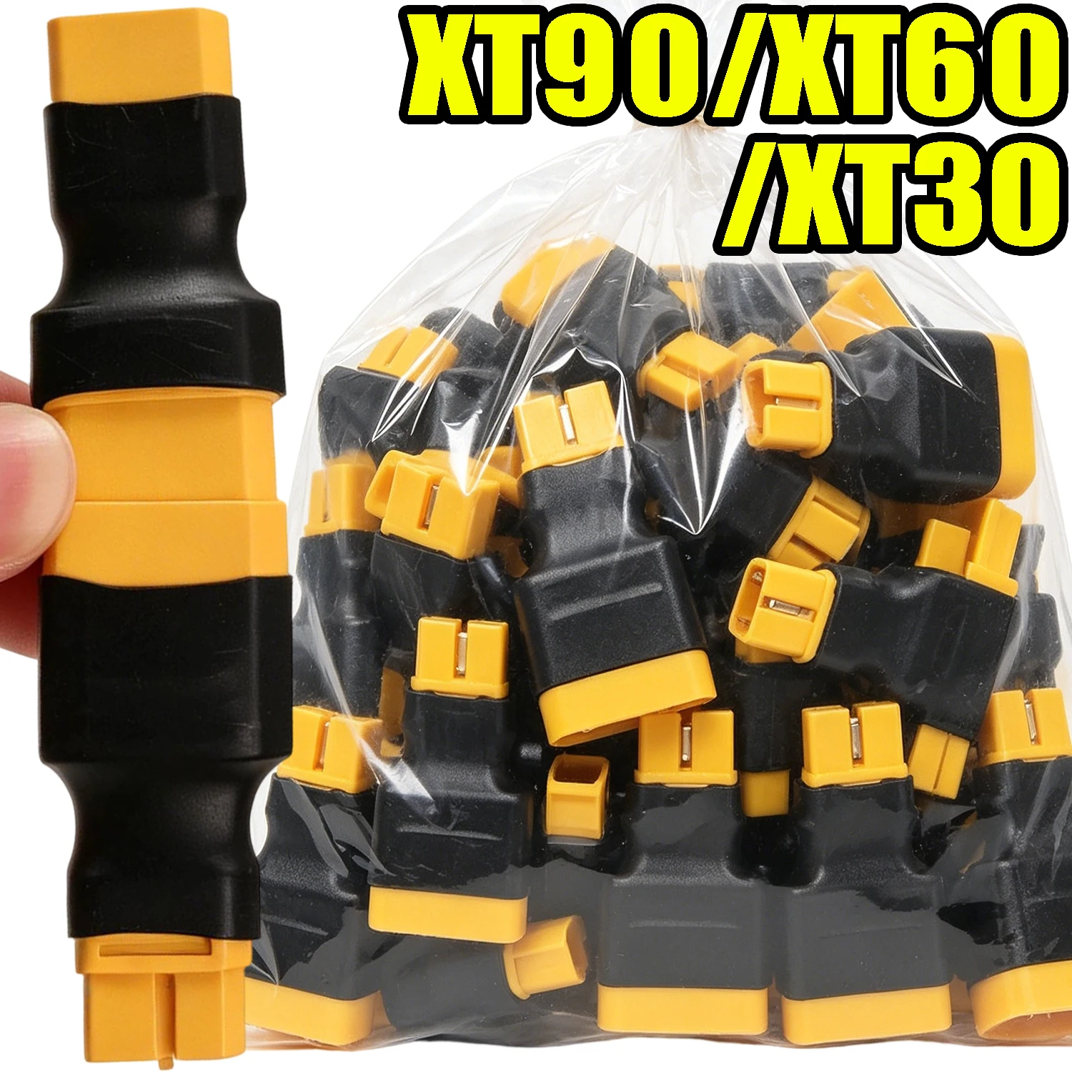 1/20Pcs Battery Adapter XT90 XT60 XT30 Male/Female Adapter Connector 4-to-1 Converter ABS Shell for RC Helicopter Quadcopter
1/20Pcs Battery Adapter XT90 XT60 XT30 Male/Female Adapter Connector 4-to-1 Converter ABS Shell for RC Helicopter Quadcopter
