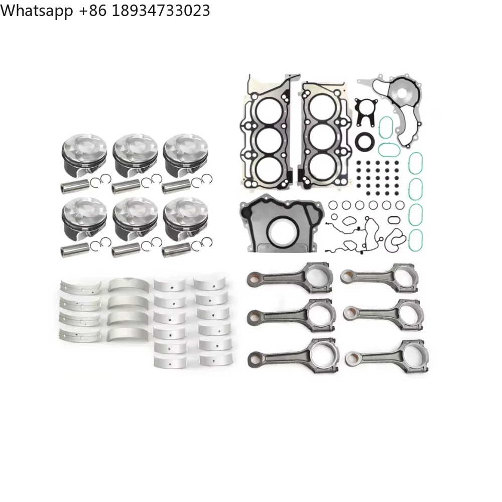Engine Rebuild Kit Piston Connecting Rod Bearing Gasket Set for Maserati 3.0L Quattroporte Ghibli Levante OLIVER M156B M156 M157
Engine Rebuild Kit Piston Connecting Rod Bearing Gasket Set for Maserati 3.0L Quattroporte Ghibli Levante OLIVER M156B M156 M157