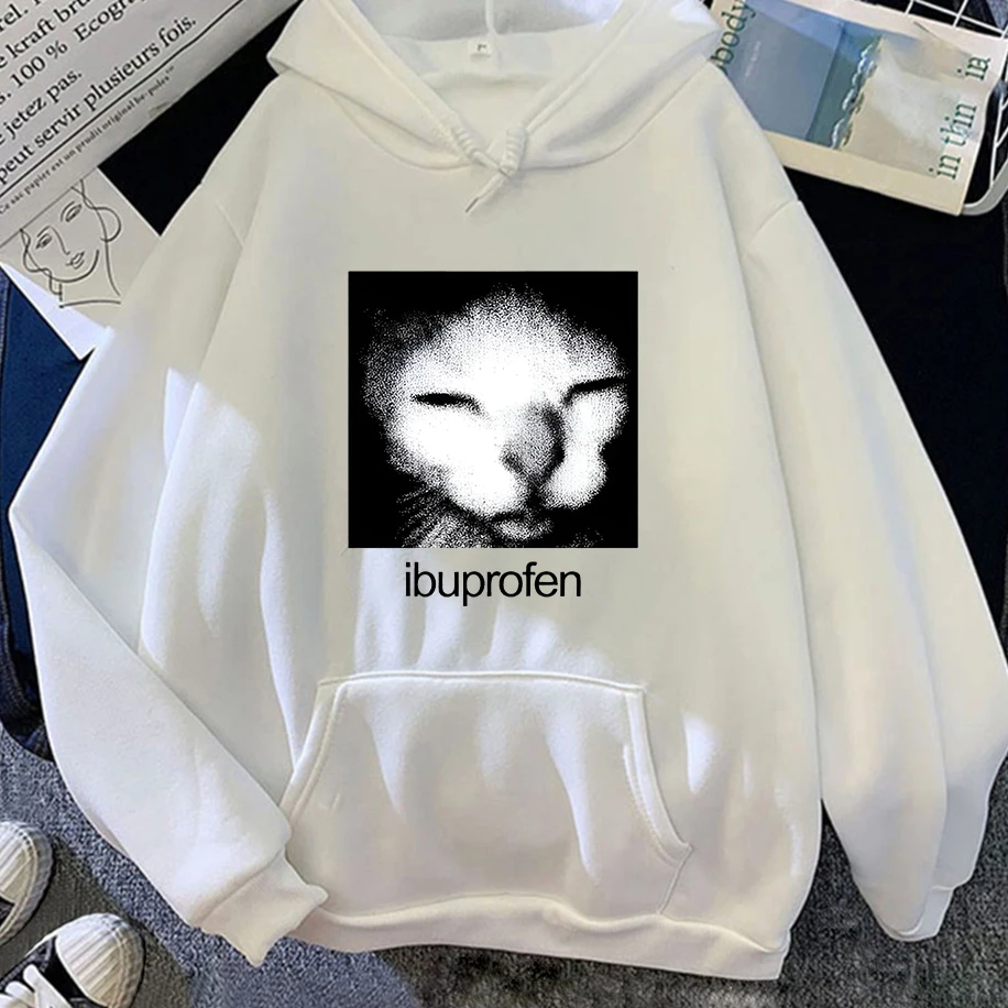 Ibuprofen Cat Meme Hoodies Causal Funny Cat Graphic Hoodies Fashion Long Sleeves Men Womens Clothes Couple's Streetwear Hoodies
Ibuprofen Cat Meme Hoodies Causal Funny Cat Graphic Hoodies Fashion Long Sleeves Men Womens Clothes Couple's Streetwear Hoodies