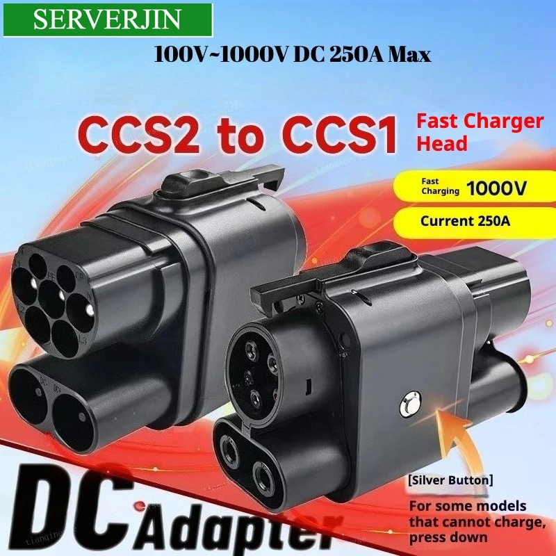 CCS2 to CCS1 DC 250A 250KW Adapter Fast Charging CCS Combo 2 to CCS Combo 1 For USA Korea Ford Car Charging
CCS2 to CCS1 DC 250A 250KW Adapter Fast Charging CCS Combo 2 to CCS Combo 1 For USA Korea Ford Car Charging