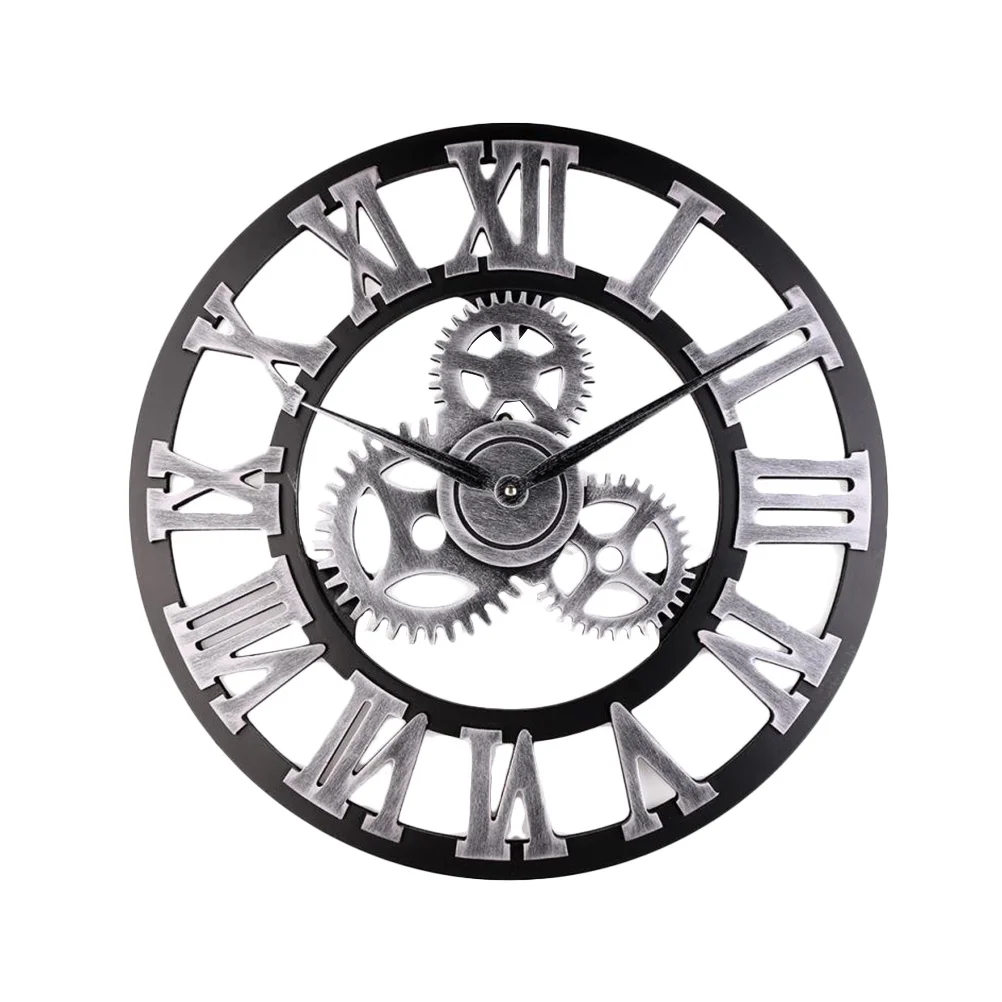 1pc 34Cm Industrial Gear Wall Clock Silver Easy Install Creative Chic Retro Hanging Clock For Living Room Bedroom
1pc 34Cm Industrial Gear Wall Clock Silver Easy Install Creative Chic Retro Hanging Clock For Living Room Bedroom