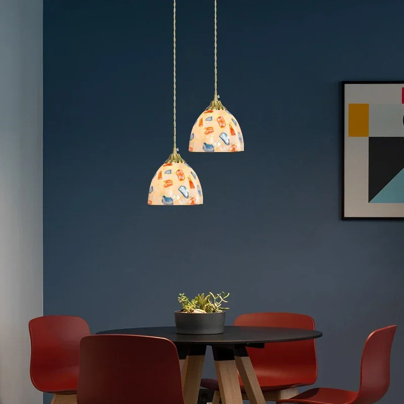 Mediter Shell Pendant Ceiling Light Nordic Tiffany Style Home Decor Chandelier Glass Lighting Fixture for Dining Room Kitchen
Mediter Shell Pendant Ceiling Light Nordic Tiffany Style Home Decor Chandelier Glass Lighting Fixture for Dining Room Kitchen