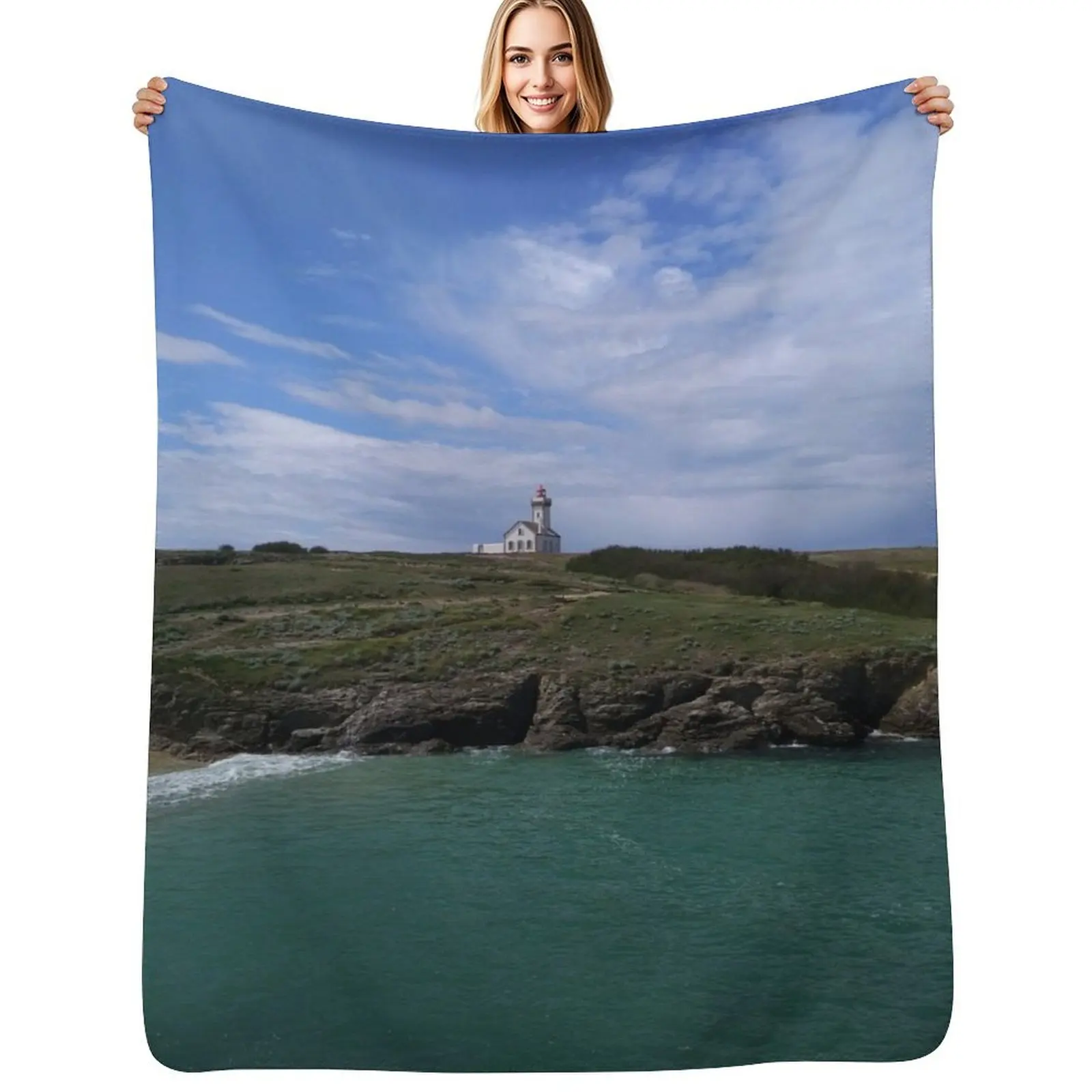 The lighthouse of the Poulains Belle-le-en-Mer Throw Blanket Decorative Sofa Sofa Throw Bed Blankets For Bed Blankets
The lighthouse of the Poulains Belle-le-en-Mer Throw Blanket Decorative Sofa Sofa Throw Bed Blankets For Bed Blankets