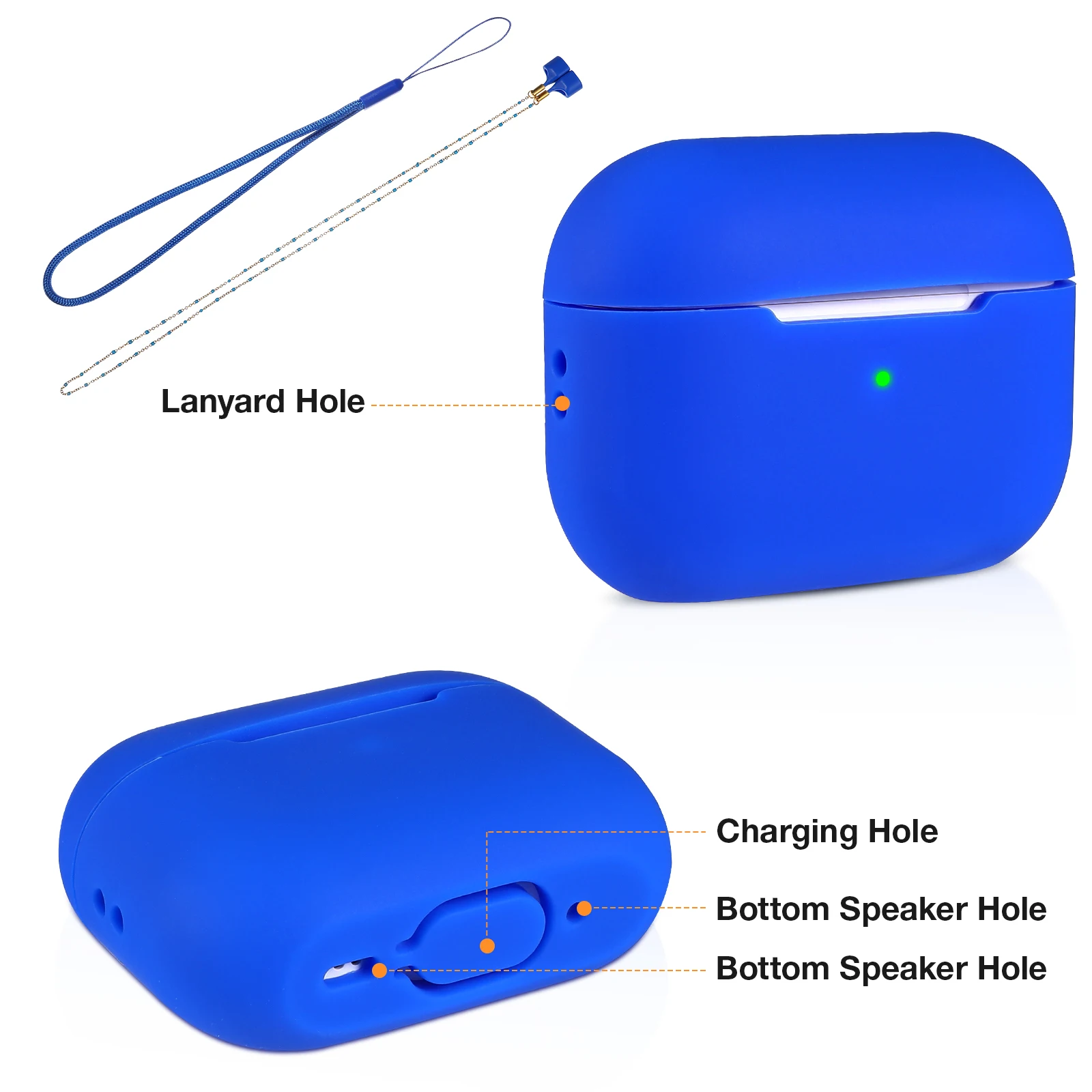 Silicone Earbuds Case Set Protective Cover Compatible Anti-Lost Lanyard Necklace Strap Portable Design
Silicone Earbuds Case Set Protective Cover Compatible Anti-Lost Lanyard Necklace Strap Portable Design