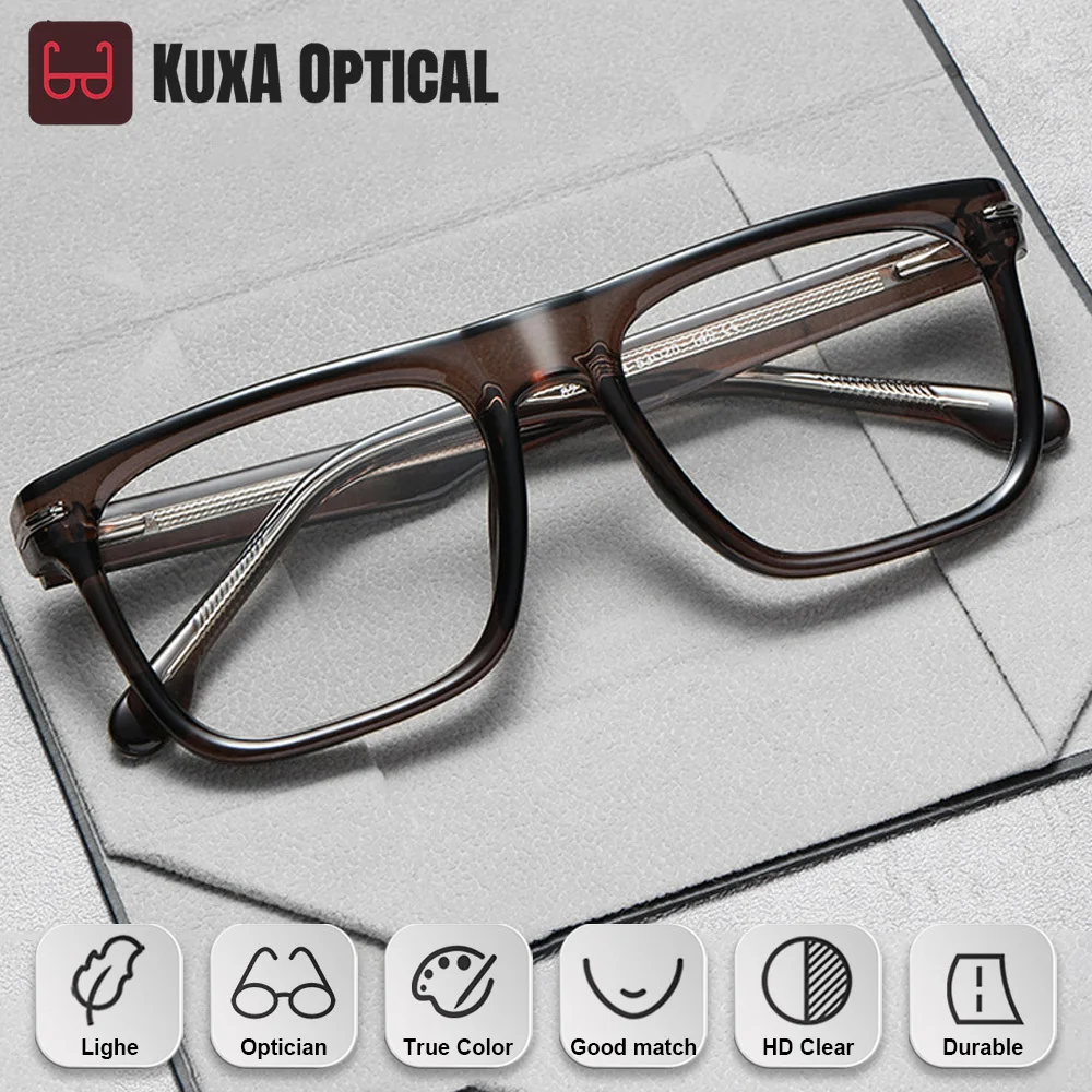 XUKA(M) Classic Square For Men Myopia Prescription Reading Glasses High Quality Anti Blue Ray Photochromic Multifocal Eyeware
XUKA(M) Classic Square For Men Myopia Prescription Reading Glasses High Quality Anti Blue Ray Photochromic Multifocal Eyeware