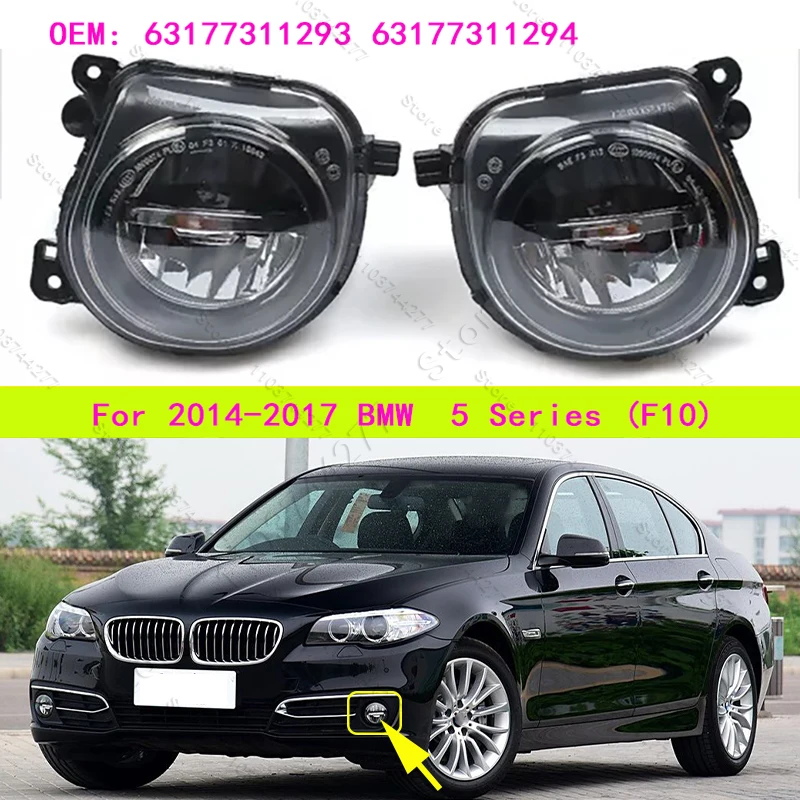 For 2014-2017 BMW 528i 528iX 535d 535dX 535i 535iX 550i 550iX, Hybrid 5 (F10) Front Fog Light LED Lamp 63177311293 63177311294
For 2014-2017 BMW 528i 528iX 535d 535dX 535i 535iX 550i 550iX, Hybrid 5 (F10) Front Fog Light LED Lamp 63177311293 63177311294