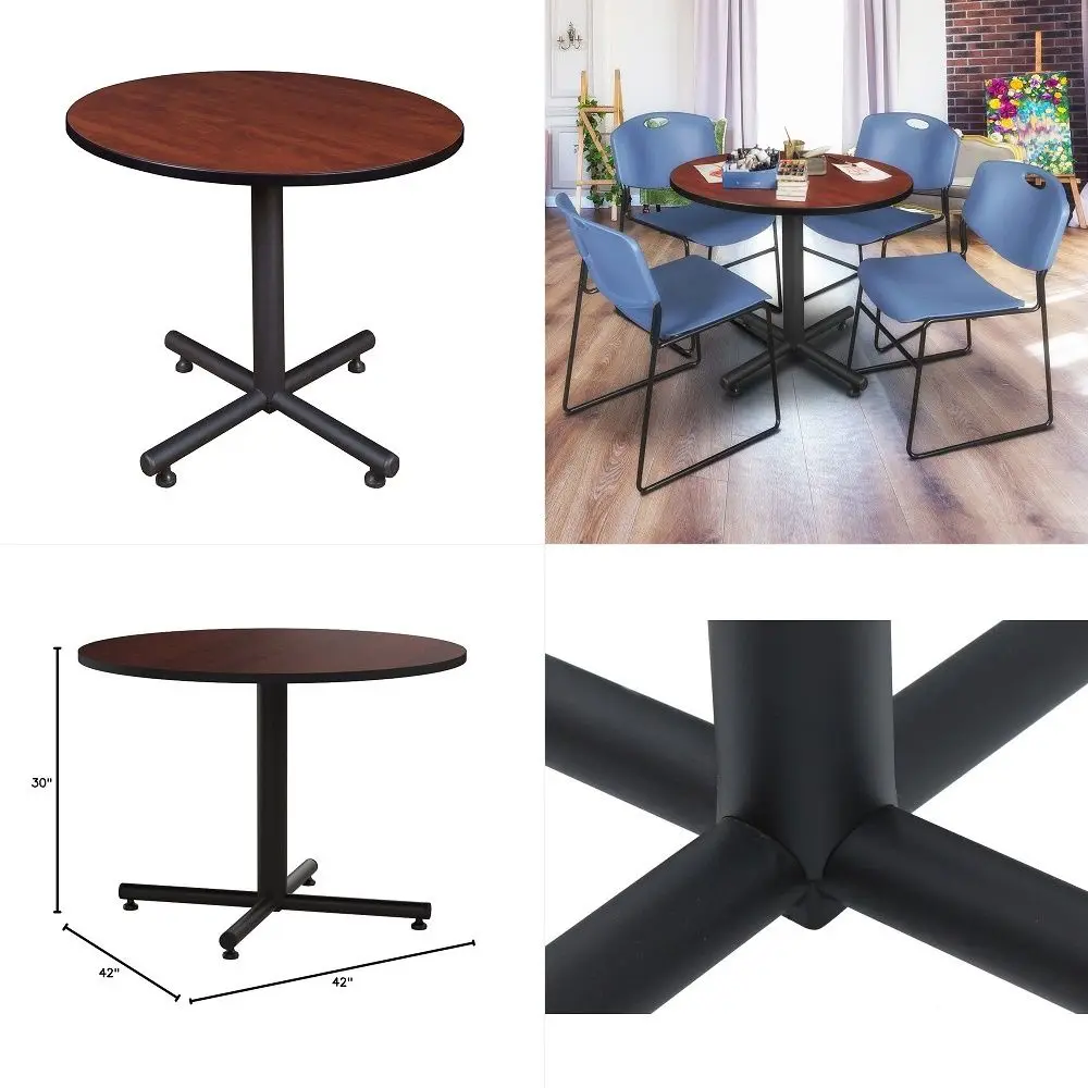 Kobe 42 in. Round XBase Breakroom Table Cherry
Kobe 42 in. Round XBase Breakroom Table Cherry