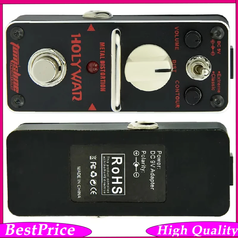 Aroma AHOR-3 Holy War Guitar Effects Pedal Metal Distortion Pedal Mini Analogue Electric True Bypass Guitar Parts & Accessories
Aroma AHOR-3 Holy War Guitar Effects Pedal Metal Distortion Pedal Mini Analogue Electric True Bypass Guitar Parts & Accessories