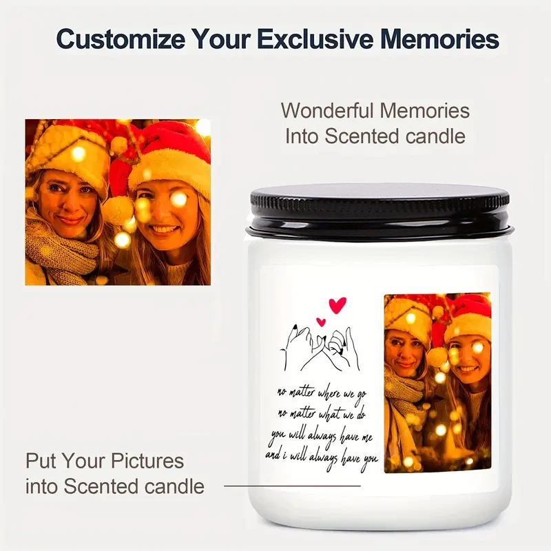 7oz Customized friendship candle personalized gift, best friend birthday gift, soul sisters gift and festival activity candle
7oz Customized friendship candle personalized gift, best friend birthday gift, soul sisters gift and festival activity candle