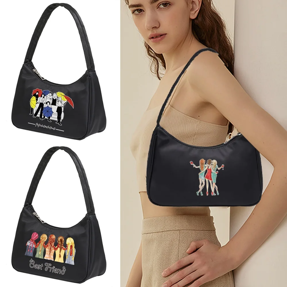 Women Shoulder Bags Underarm Pouch Commute Tote Bags Daily Handbag Underarm Shoulder Pouch Purse Clutch Friends Print
Women Shoulder Bags Underarm Pouch Commute Tote Bags Daily Handbag Underarm Shoulder Pouch Purse Clutch Friends Print