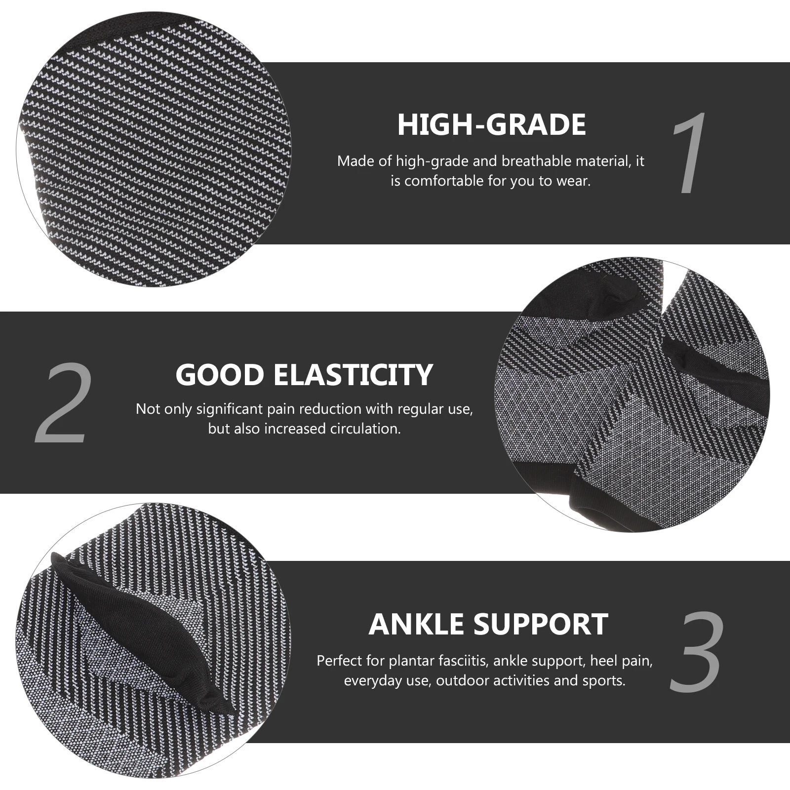 Ankle-protecting Compression Socks Plantar Fasciitis Brace for Sprained Support Sleeve High Elasticity Spandex Women Supporters
Ankle-protecting Compression Socks Plantar Fasciitis Brace for Sprained Support Sleeve High Elasticity Spandex Women Supporters