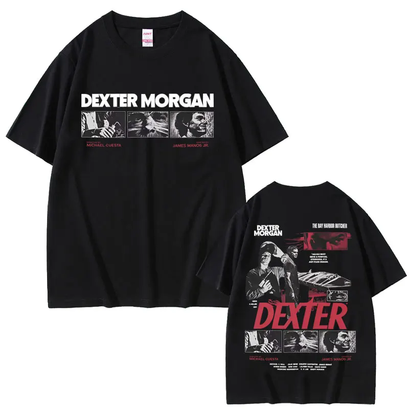 Hot Sale Dexter Morgan The Bay Harbour Butcher T-shirt Men Women Casual Vintage Oversized T-shirt Tops Men's Fashion Streetwear
Hot Sale Dexter Morgan The Bay Harbour Butcher T-shirt Men Women Casual Vintage Oversized T-shirt Tops Men's Fashion Streetwear