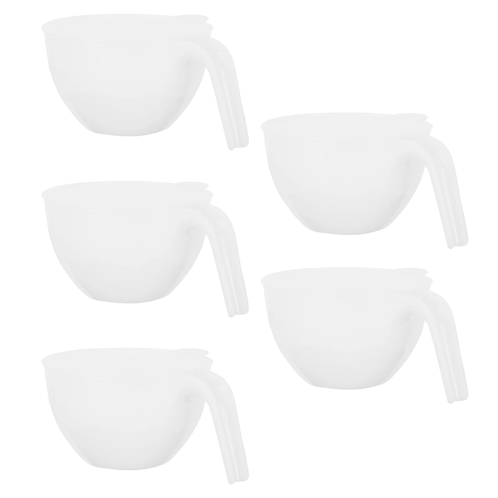 5 Sets Cream Bean Bowls White Stackable ABS Food Serving Plastic Egg Mixing Snack Salad Kitchen
5 Sets Cream Bean Bowls White Stackable ABS Food Serving Plastic Egg Mixing Snack Salad Kitchen