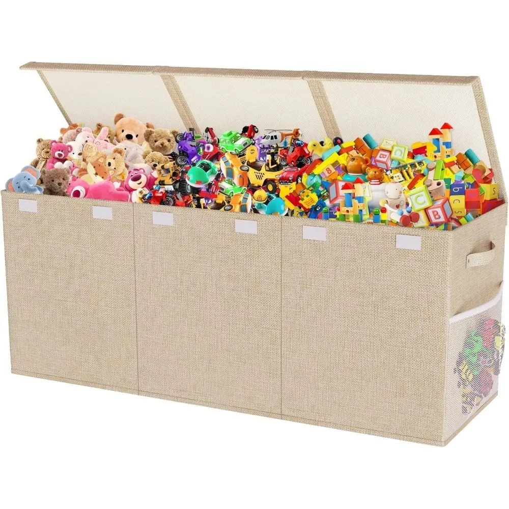 Extra Large Collapsible Toy Storage Box with Lid Sturdy Kids Toy Chest Organizer Basket for Boys Girls Nursery Living
Extra Large Collapsible Toy Storage Box with Lid Sturdy Kids Toy Chest Organizer Basket for Boys Girls Nursery Living