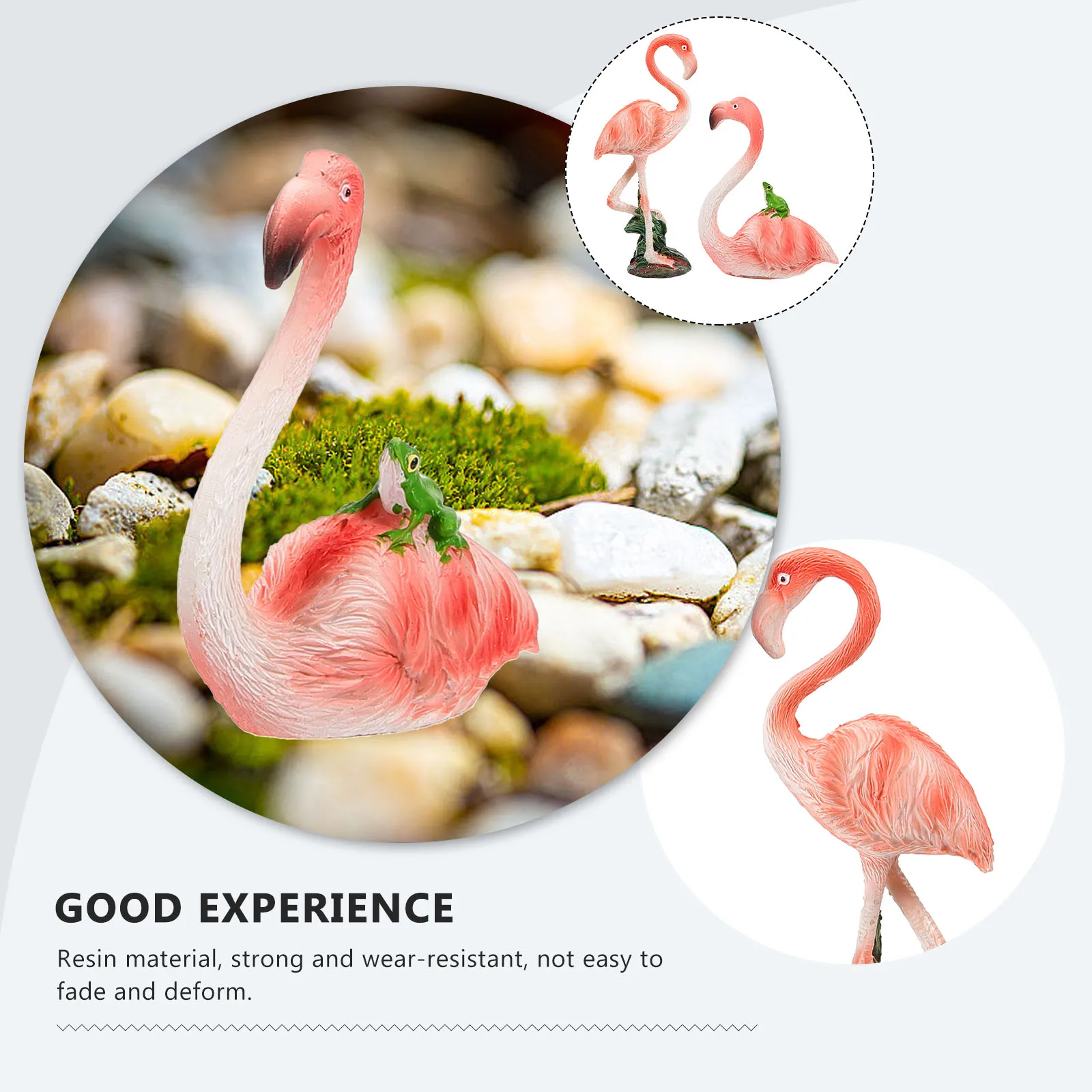 2pcs Resin Flamingo Ornament Yard Decor Pink Adorable Outdoor Garden Statues Decorations Landscape Home Supplies Lightweight
2pcs Resin Flamingo Ornament Yard Decor Pink Adorable Outdoor Garden Statues Decorations Landscape Home Supplies Lightweight