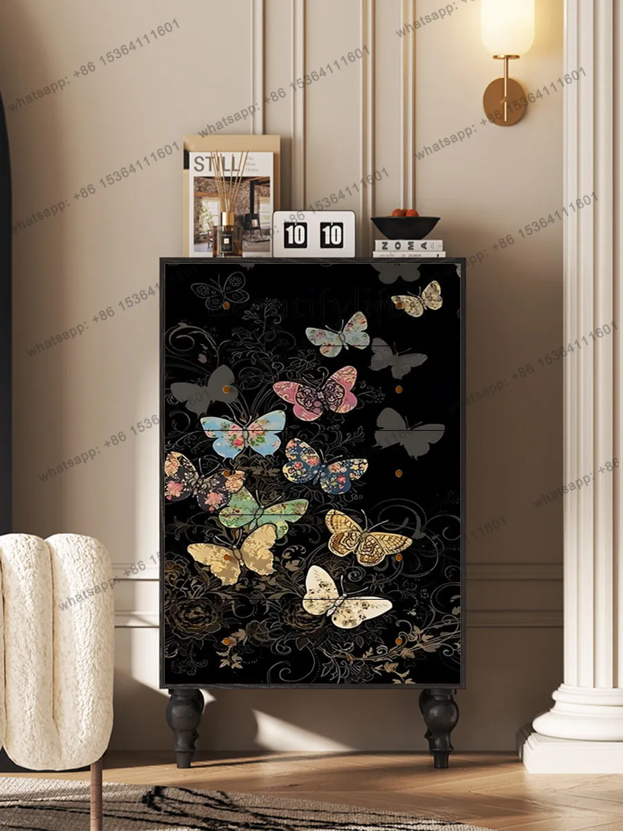 Small apartment bed end all solid wood storage chest household integrated wall storage cabinet
Small apartment bed end all solid wood storage chest household integrated wall storage cabinet