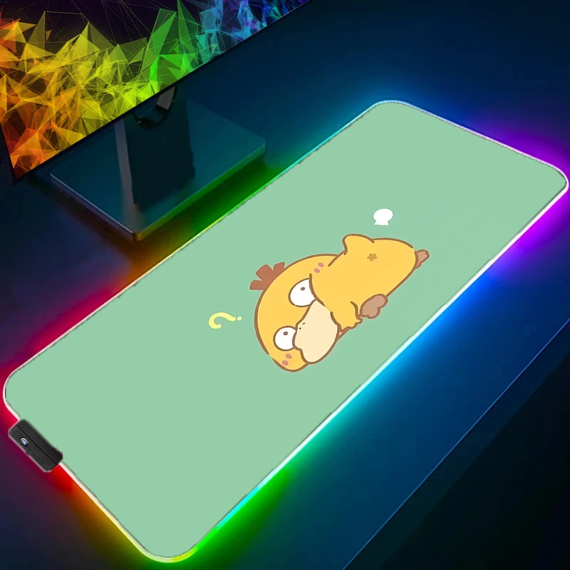 Коврик для мыши Pokemon Pikachu RGB, игровые аксессуары, коврик для компьютерного стола, подсветка, клавиатура, планшет, коврик для мыши, светодиодный
Коврик для мыши Pokemon Pikachu RGB, игровые аксессуары, коврик для компьютерного стола, подсветка, клавиатура, планшет, коврик для мыши, светодиодный