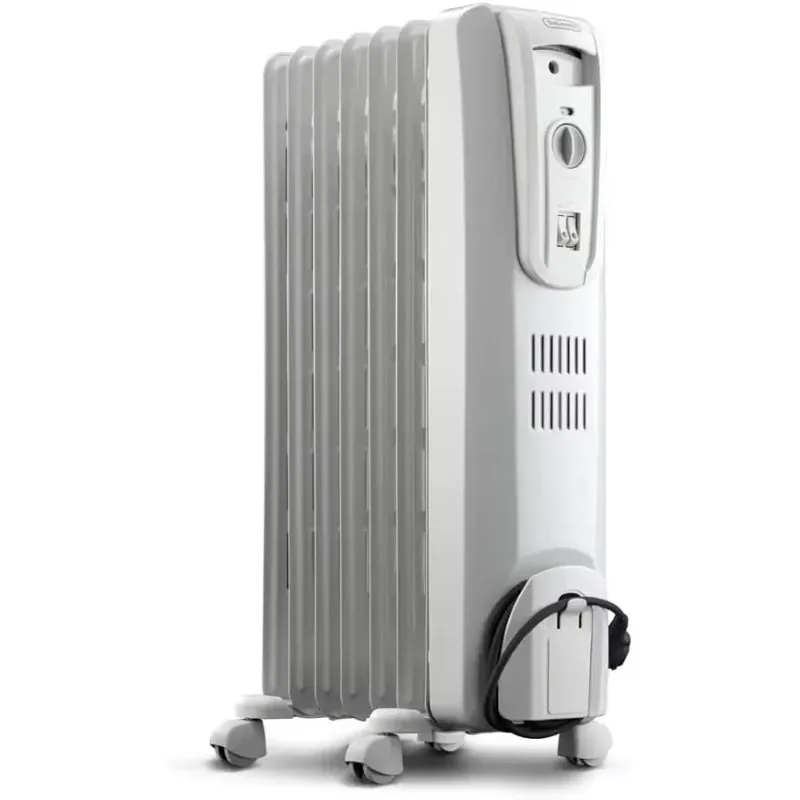 Oil Filled Radiant Heater, 1500W Electric Space Heater - Quiet and Portable with Anti-Freeze Function & Safety Features, TRH0715
Oil Filled Radiant Heater, 1500W Electric Space Heater - Quiet and Portable with Anti-Freeze Function & Safety Features, TRH0715