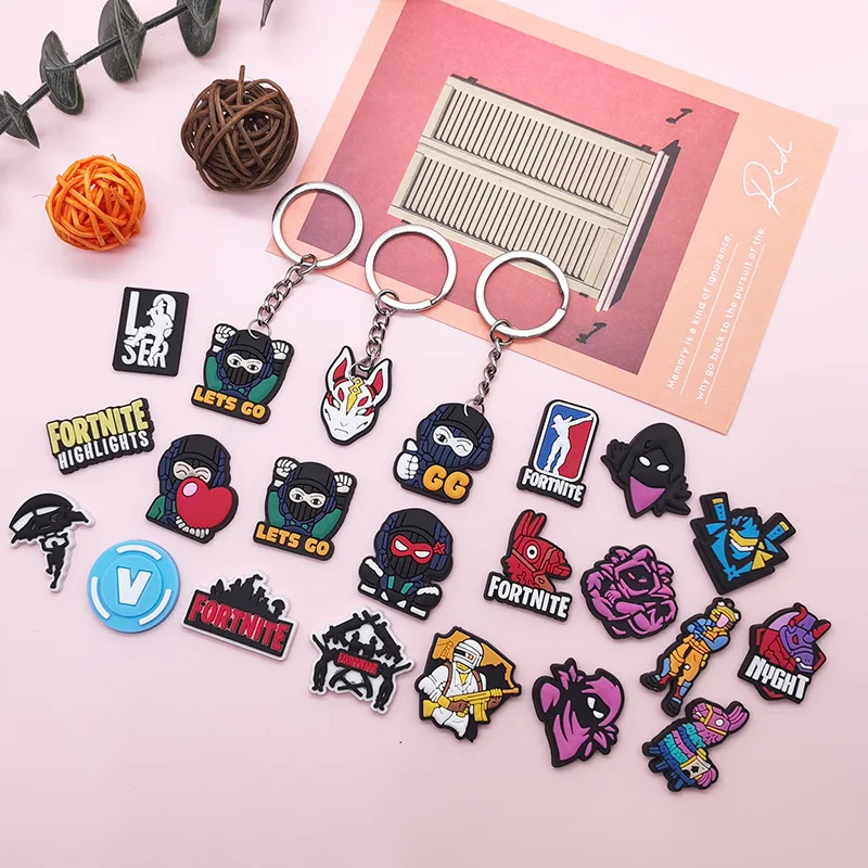 32pcs Fortnite Keychain Set Anime Kawaii Backpack Pendant Cartoon Car Keyring Cosplay Collectible Fans Toy
32pcs Fortnite Keychain Set Anime Kawaii Backpack Pendant Cartoon Car Keyring Cosplay Collectible Fans Toy