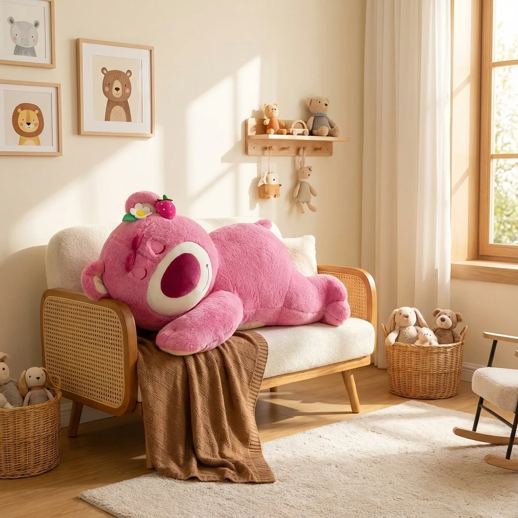 Large Lotso Plush Toy Big Size Pink Long Pillow for Girls Bed Cuddly Sleep Companion Valentine's Day Gift Stuffed
Large Lotso Plush Toy Big Size Pink Long Pillow for Girls Bed Cuddly Sleep Companion Valentine's Day Gift Stuffed