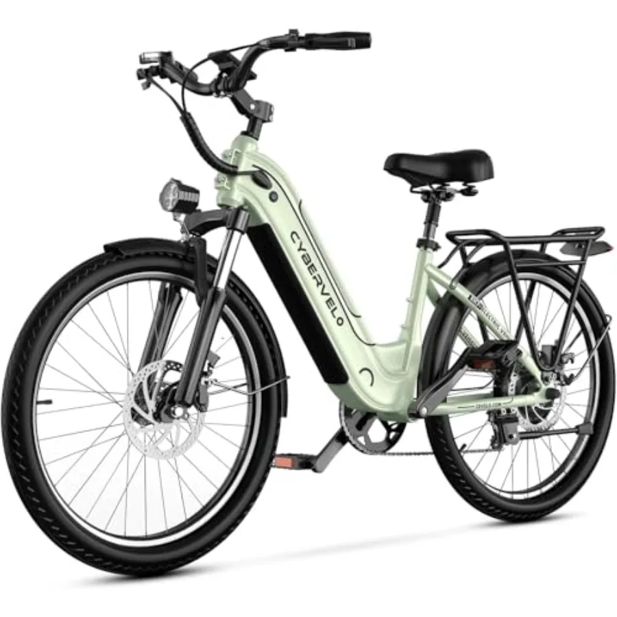 Electric bike for adult commuting and all-terrain use, aluminum alloy frame, snow white color, 750W motor with 80-mile range an
Electric bike for adult commuting and all-terrain use, aluminum alloy frame, snow white color, 750W motor with 80-mile range an
