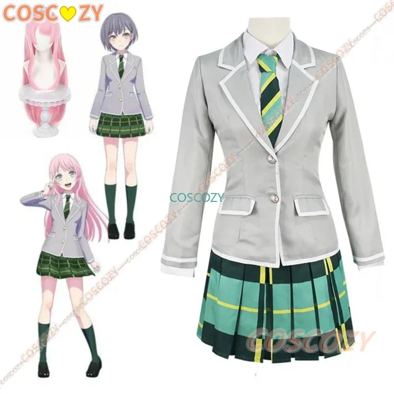 BanG Dream! Takamatsu Tomori Cosplay Costume It's MyGO!!! Anon Chihaya School Uniform Lovely Wig Shirt Skirt Uniform
BanG Dream! Takamatsu Tomori Cosplay Costume It's MyGO!!! Anon Chihaya School Uniform Lovely Wig Shirt Skirt Uniform