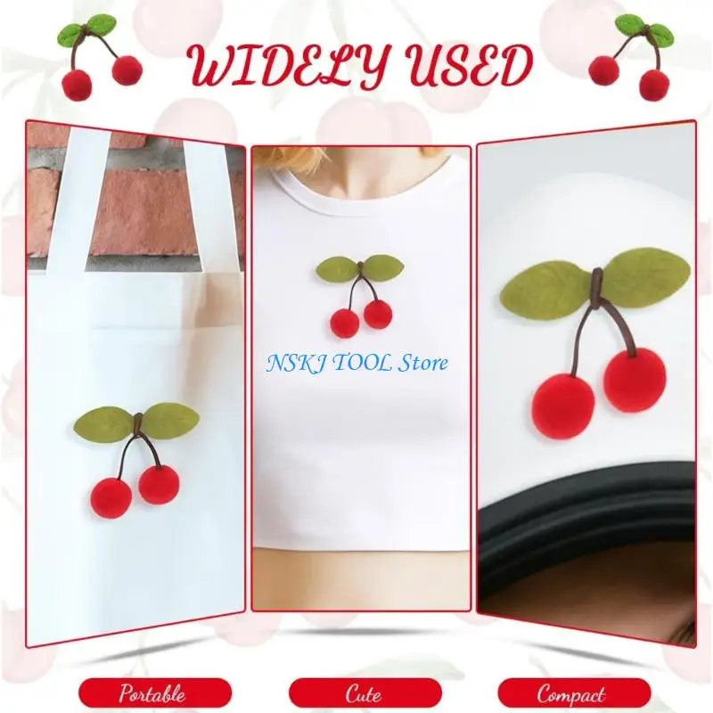 L8RC 100Pcs Polyester Cherrys Crafting Materials for Jewelry Apparel Decoration
L8RC 100Pcs Polyester Cherrys Crafting Materials for Jewelry Apparel Decoration