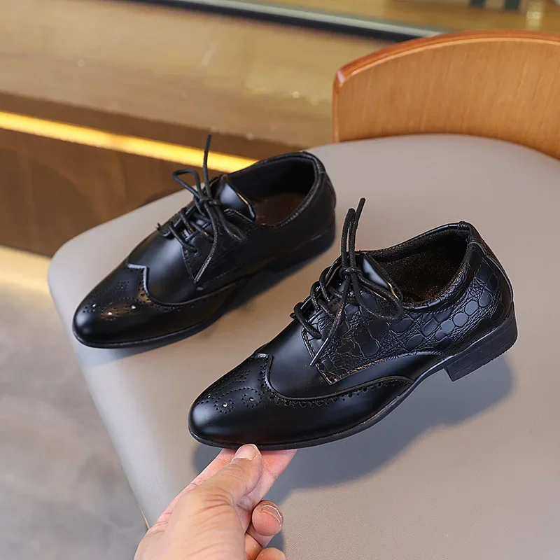 Children Leather Shoes Fashion Spring Autumn Boys Formal Uniform Flat Shoes Performance Kids Causal Pointed-toe School Loafers
Children Leather Shoes Fashion Spring Autumn Boys Formal Uniform Flat Shoes Performance Kids Causal Pointed-toe School Loafers