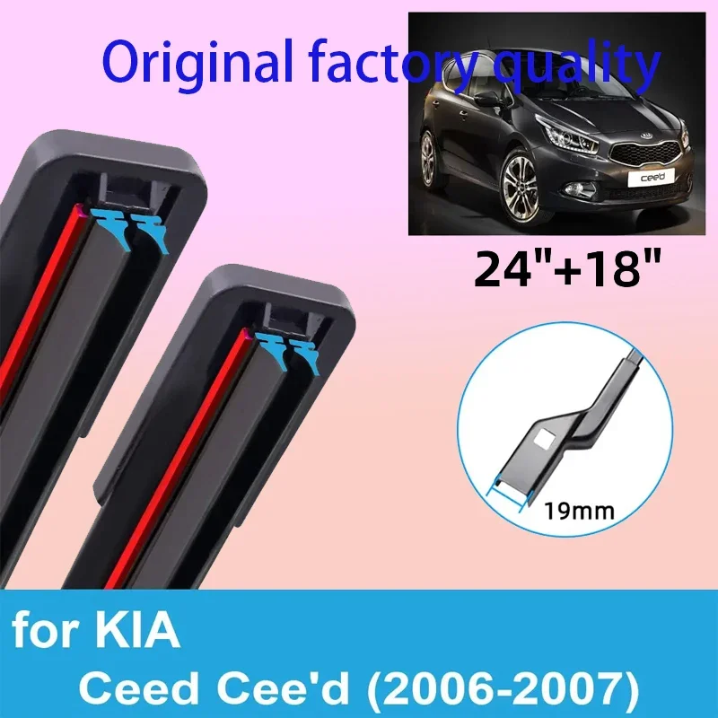 2PCS Car Wiper Blades for 2006-2007 KIA Ceed Cee'd Front Windscreen Windshield Wipers Double Rubber Car Accessories 2006 2007
2PCS Car Wiper Blades for 2006-2007 KIA Ceed Cee'd Front Windscreen Windshield Wipers Double Rubber Car Accessories 2006 2007