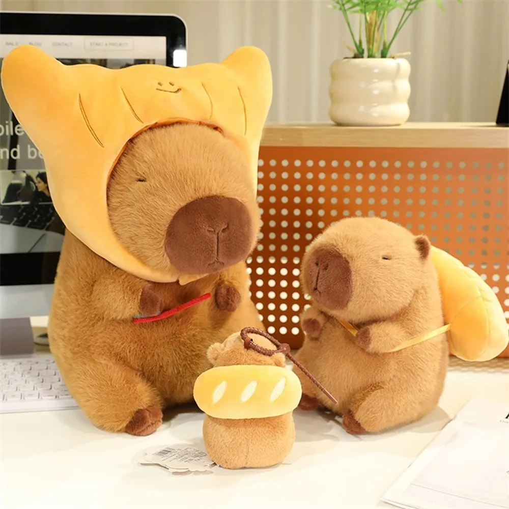 Bread Capybara Plush Doll Keychain Cartoon Baking Capybara Plush Toy Soft Simulation Capibara Fluffty Doll Christmas Toy
Bread Capybara Plush Doll Keychain Cartoon Baking Capybara Plush Toy Soft Simulation Capibara Fluffty Doll Christmas Toy