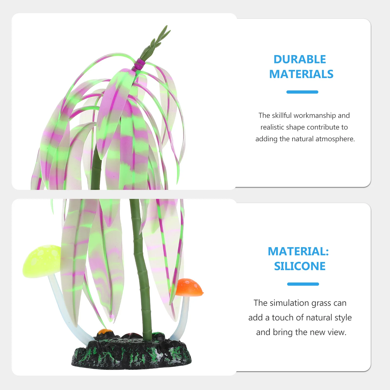 Aquarium Decor Luminous Grass Tree Realistic Artificial Plant for Aquarium Landscape Hiding Place Comfortable Environment
Aquarium Decor Luminous Grass Tree Realistic Artificial Plant for Aquarium Landscape Hiding Place Comfortable Environment