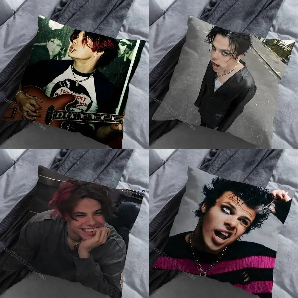 Y-Yungblud Singer YB Pillow Case For 30x30cm,45x45cm,55x55cm, For Home Bedroom Decoration And Protector
Y-Yungblud Singer YB Pillow Case For 30x30cm,45x45cm,55x55cm, For Home Bedroom Decoration And Protector