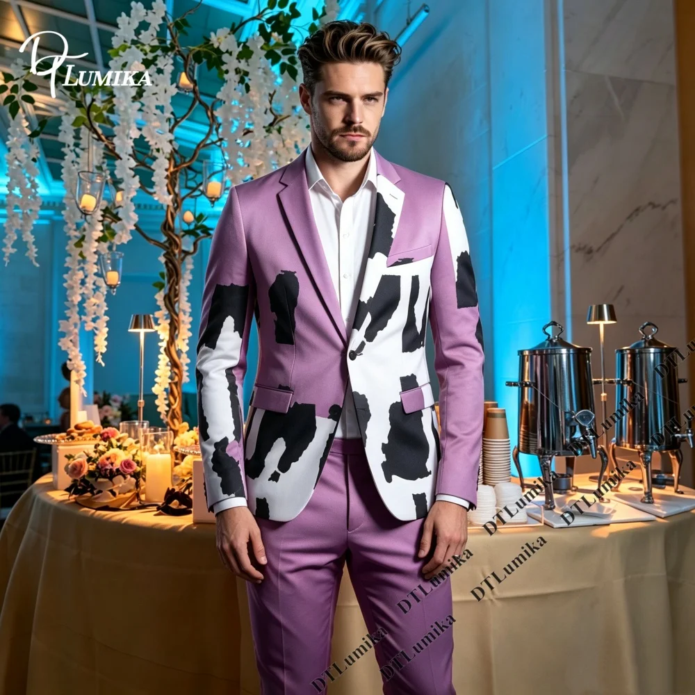 DTLumika Color Block Cow Print Men 2 Piece Suit Blazer Pants Set Party Stage Outfit XS-4XL Big Tall Man Party Casual Suits
DTLumika Color Block Cow Print Men 2 Piece Suit Blazer Pants Set Party Stage Outfit XS-4XL Big Tall Man Party Casual Suits