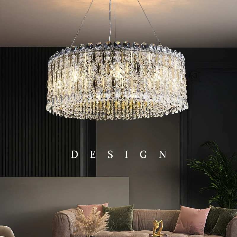 Crystal Chandelier Ceiling Luxury Hanging Lights Pendant Light Modern Living Room Dining Table Chandelier Lustre Kitchen Island
Crystal Chandelier Ceiling Luxury Hanging Lights Pendant Light Modern Living Room Dining Table Chandelier Lustre Kitchen Island