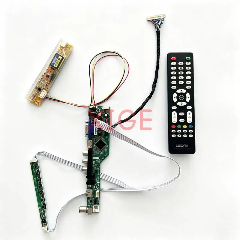 For LP154WX5 LP154WX2 LP154W01 LP154WX4 Matrix Controller Drive Board DIY Kit 1280x800 HDMI+VGA+AV+USB 1280*800 LVDS-30Pin 1CCFL
For LP154WX5 LP154WX2 LP154W01 LP154WX4 Matrix Controller Drive Board DIY Kit 1280x800 HDMI+VGA+AV+USB 1280*800 LVDS-30Pin 1CCFL
