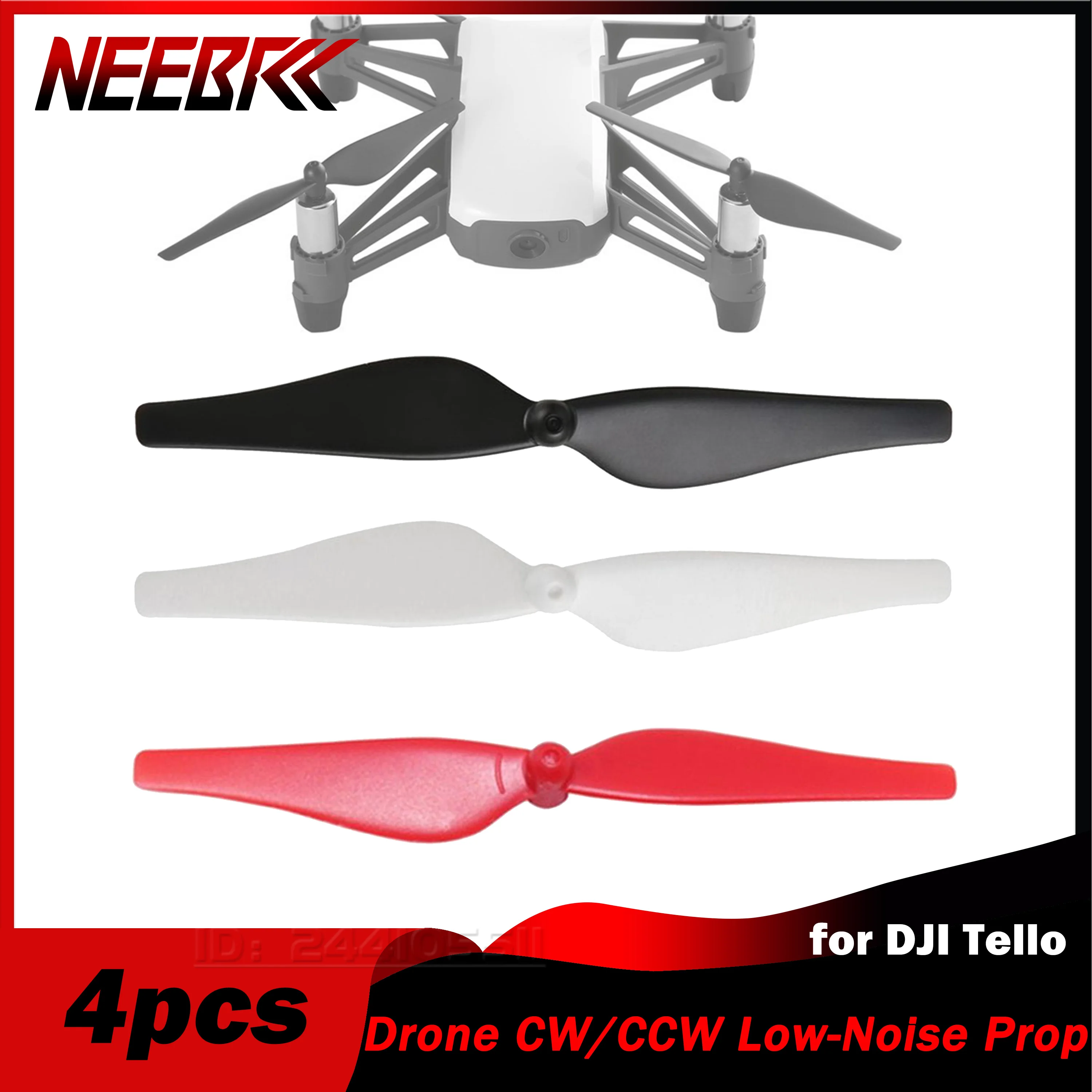 4PCS Low-Noise Drone Propeller Quick Release CCW/CW Props for DJI Tello Mini Quadcopter Plane Replacement Spare Part Accessories
4PCS Low-Noise Drone Propeller Quick Release CCW/CW Props for DJI Tello Mini Quadcopter Plane Replacement Spare Part Accessories