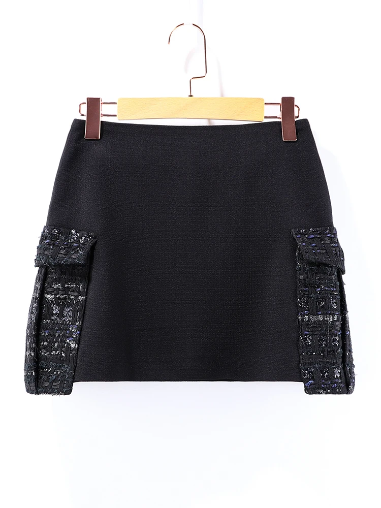 High Waist A-Line Skirt Pants Women's Fashion Summer New Style Big Pocket Splicing Design Polyester Cotton Blend Daily Wear
High Waist A-Line Skirt Pants Women's Fashion Summer New Style Big Pocket Splicing Design Polyester Cotton Blend Daily Wear