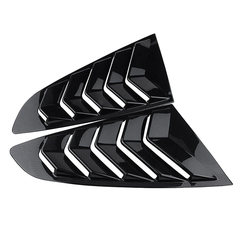 Carbon Fiber Color 1/4 Rear Side Vent Quarter Window Louver Shutter Cover Trim for 2015-2022 Ford Mustang
Carbon Fiber Color 1/4 Rear Side Vent Quarter Window Louver Shutter Cover Trim for 2015-2022 Ford Mustang