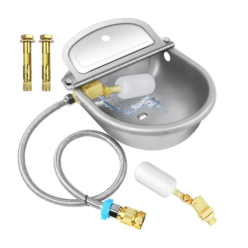 Автоматическая миска для питьевой воды для животных, дозатор для коритовой воды для скота, фермы, посуда для животных
Автоматическая миска для питьевой воды для животных, дозатор для коритовой воды для скота, фермы, посуда для животных